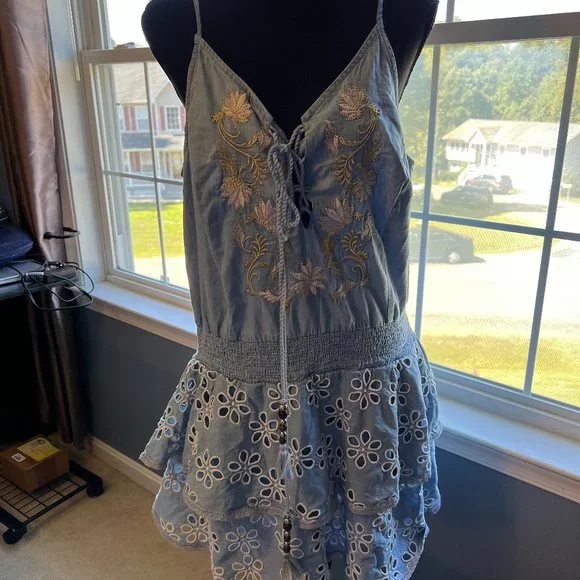 VENUS Dresses Final Sale Chambray Summer Dress Xl Poshmark